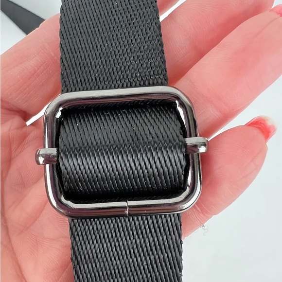 Aimee Kestenberg Leather Crossbody Bag Just Saying in POP SNAKE Skin Blue Brown - Picture 7 of 9